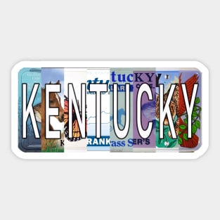 Kentucky License Plates Sticker